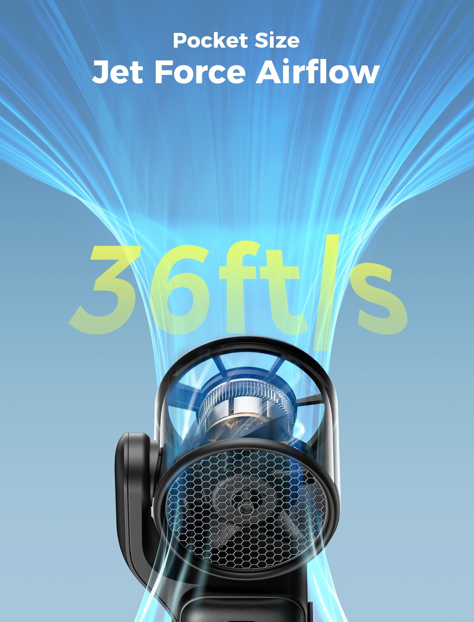 Portable Handheld Fan Air Gimbal